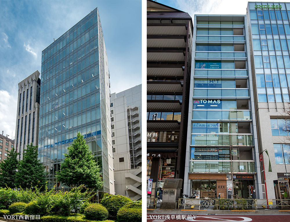 写真：VORT西新宿Ⅲ・浅草橋駅前Ⅴ